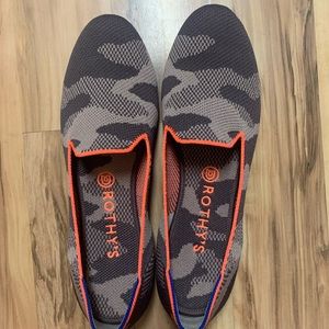 Rothy’s size 10 Taupe Camo Loafers